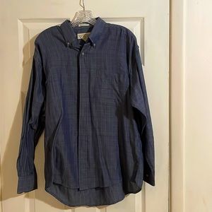 Men’s Natural Issue Dress Shirt, Medium, Dark Grey